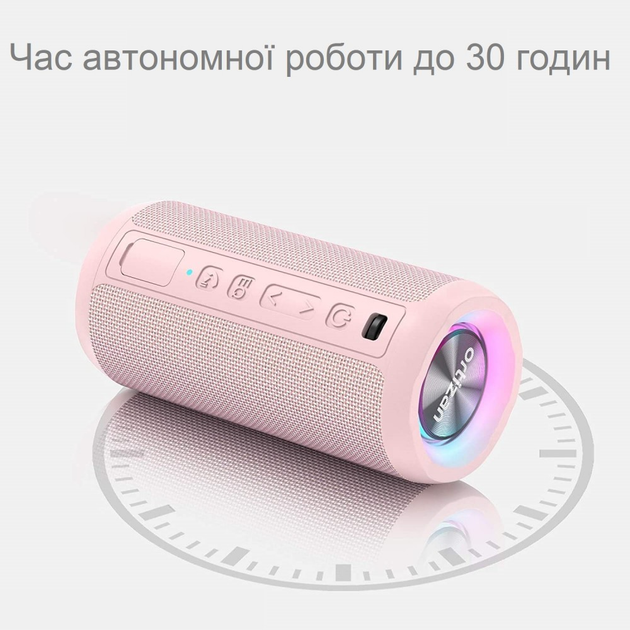 Портативная колонка акустическая система Ortizan X10 Rose - изображение 4