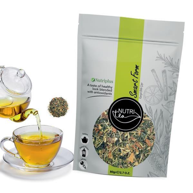 Трав'яний чай Nutriplus Nutritea "Довершена Форма" для схуднення про очищення організму Farmasi, 80 г - зображення 1