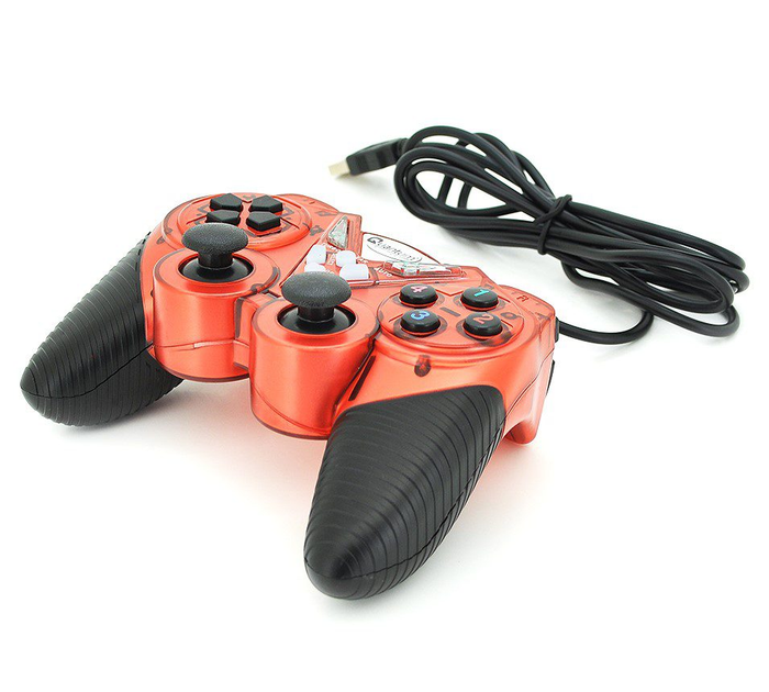 Геймпад USB джойстик ПК Voltronic DualShock USB-908 Red – фото, отзывы ...