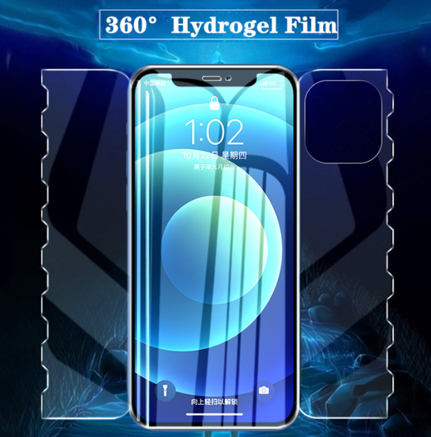 Защитное пленка DK HydroGel 360° Butterfly для Apple iPhone 12 / 12 Pro (clear) - изображение 4