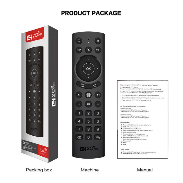 Пульт Air Mouse G20s Pro - изображение 5
