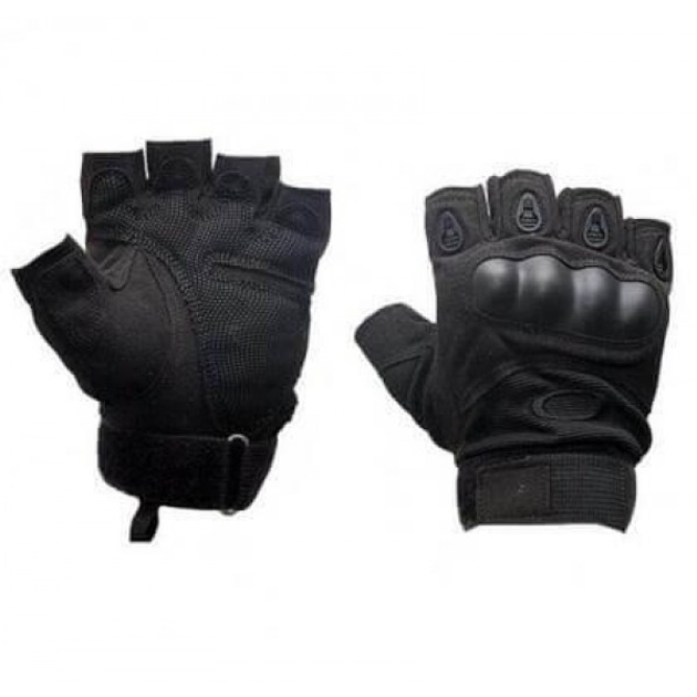 Тактичні рукавички (Рукавиці) Oakley з відкритими пальцями (Без пальців) L - зображення 1