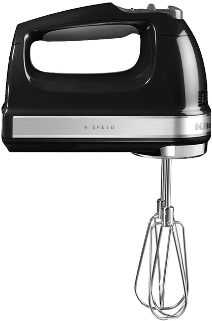 Миксер KitchenAid 5KHM9212EOB ручной 9 скоростей черний - Фото 1 Миксер KitchenAid 5KHM9212EOB ручной 9 скоростей черний - изображение 1