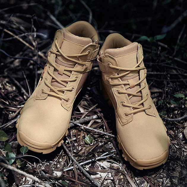 Тактические ботинки Lesko 6675 Sand Khaki размер 42 мужские армейские tactical TR_9034-33777 - изображение 8