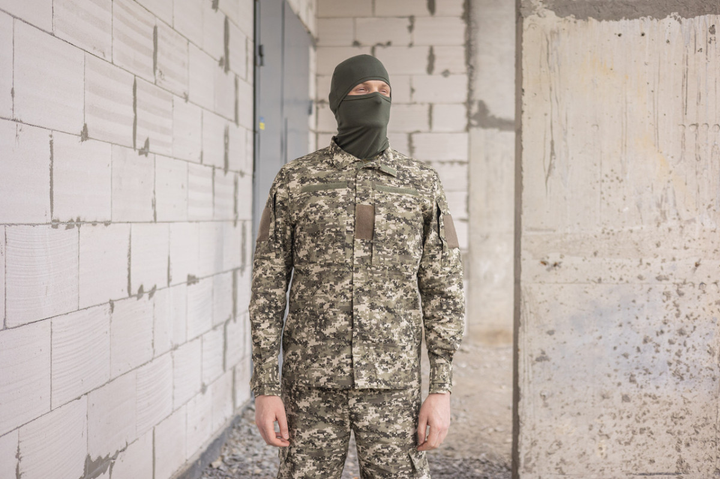 Мужской армейский летний костюм для ВСУ (ЗСУ) Tactical тактическая форма Пиксель светлый 50 размер 7069 - изображение 2