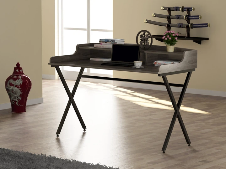 Письменный стол Loft design L-10 Дуб Палена - Фото 1 Письменный стол Loft design L-10 Дуб Палена - изображение 1