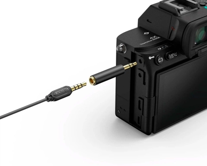 Петличный микрофон Simorr Wave L1 3.5mm Lavalier Microphone (Black) - Фото 4 Петличный микрофон Simorr Wave L1 3.5mm Lavalier Microphone (Black) - изображение 4