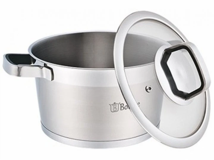 Кастрюля PALERMO BOLLIRE BR-2103 20 см 3.1 л - Фото 2 Кастрюля PALERMO BOLLIRE BR-2103 20 см 3.1 л - изображение 2