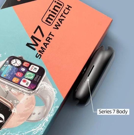 Смарт часы Airplus M7 mini 41mm Smart Watch 7 series Black. Умные фитнес часы. Цвет черный. - изображение 3