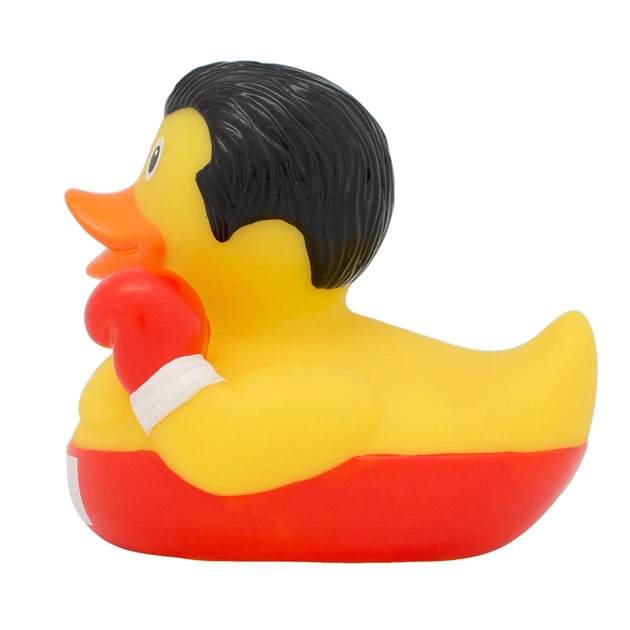 Утка Боксер FunnyDucks резиновая L1285 - Фото 3 Утка Боксер FunnyDucks резиновая L1285 - изображение 3