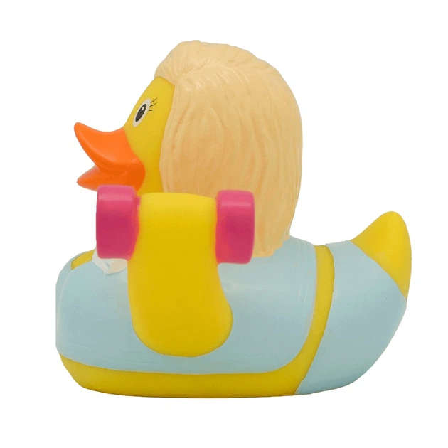Утка Фитнес девушка FunnyDucks резиновая L1279 - Фото 3 Утка Фитнес девушка FunnyDucks резиновая L1279 - изображение 3