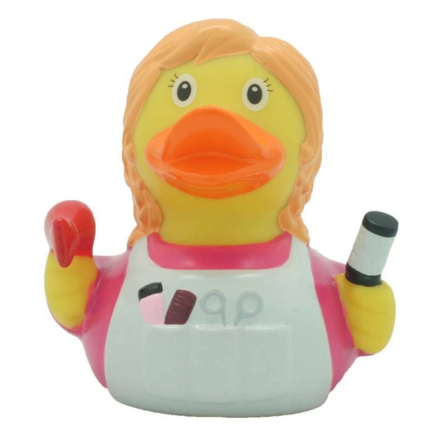 Качка Перукар FunnyDucks гумова L2047 - Фото 2 Качка Перукар FunnyDucks гумова L2047 - зображення 2
