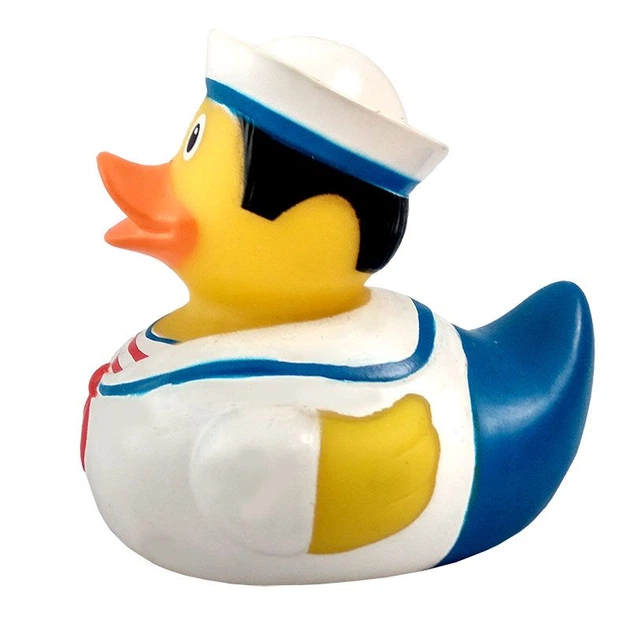 Утка Матрос FunnyDucks резиновая L1988 - Фото 3 Утка Матрос FunnyDucks резиновая L1988 - изображение 3