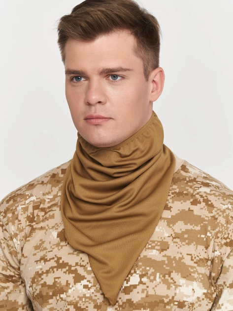 Тактичний шарф MFH 16323R One size Койот (4044633168931) - зображення 1