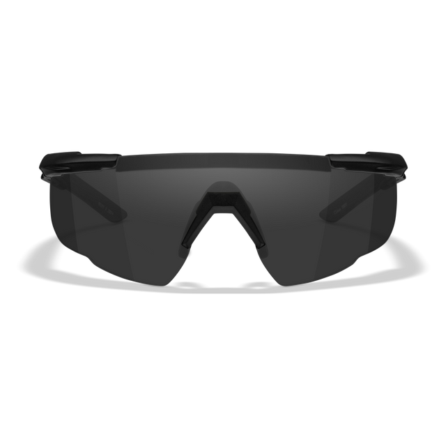 Захисні балістичні окуляри Wiley X SABER ADV Сірі лінзи/матова чорна оправа (без кейсу) - зображення 1