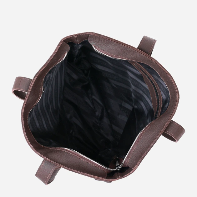Сумка шопер жіноча шкіряна Shvigel leather-16363 Коричнева - Фото 5 Сумка шопер жіноча шкіряна Shvigel leather-16363 Коричнева - изображение 5