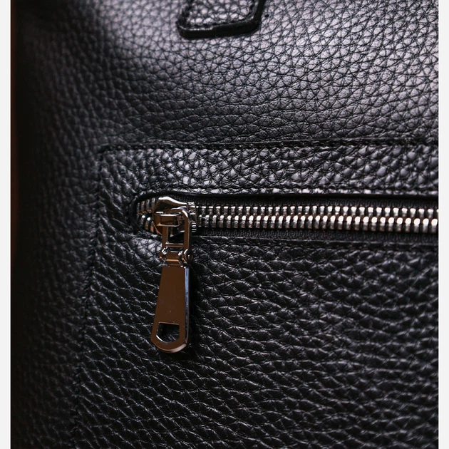 Сумка шопер жіноча шкіряна Shvigel leather-16354 Чорна - Фото 9 Сумка шопер жіноча шкіряна Shvigel leather-16354 Чорна - зображення 9