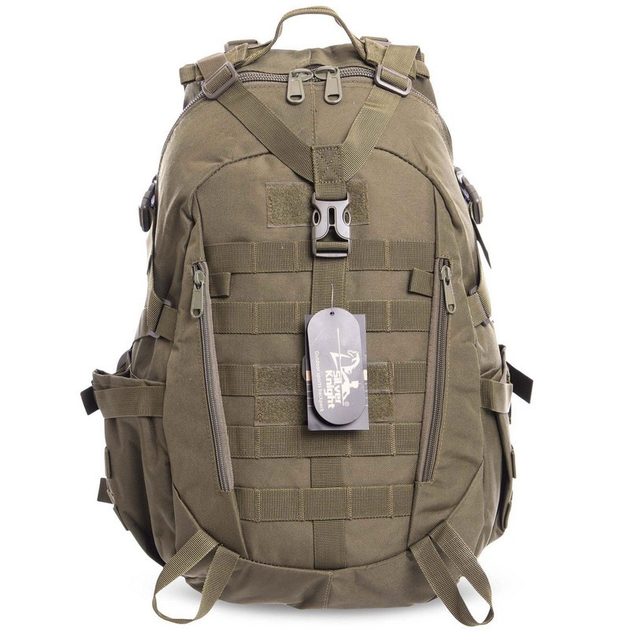 Рюкзак тактический штурмовой SILVER KNIGHT 9386 40л оливковый - изображение 2