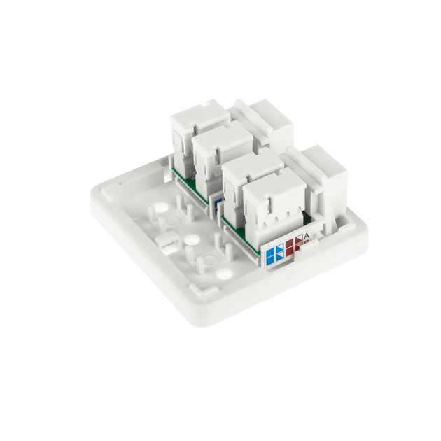 Розетка RJ-45 2-порта кат.5Е UTP LP-114 - изображение 3