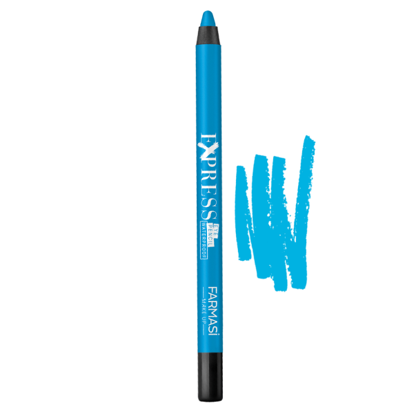 Водостойкий карандаш для глаз Exspress 06 Голубой Make Up Farmasi, 1 г - Фото 1 Водостойкий карандаш для глаз Exspress 06 Голубой Make Up Farmasi, 1 г - изображение 1
