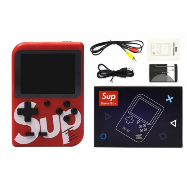 Портативная игровая ретро консоль приставка UKC 400 в 1 игр dendy денди SEGA 8bit SUP Game Box красная - Фото 5 Портативная игровая ретро консоль приставка UKC 400 в 1 игр dendy денди SEGA 8bit SUP Game Box красная - изображение 5