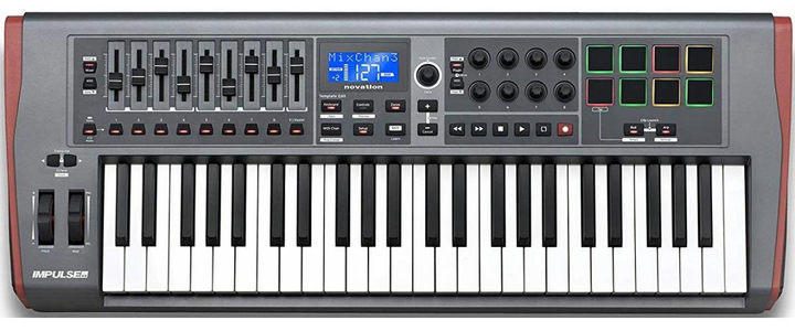 MIDI контроллер NOVATION IMPULSE 49 – фото, отзывы, характеристики в ...