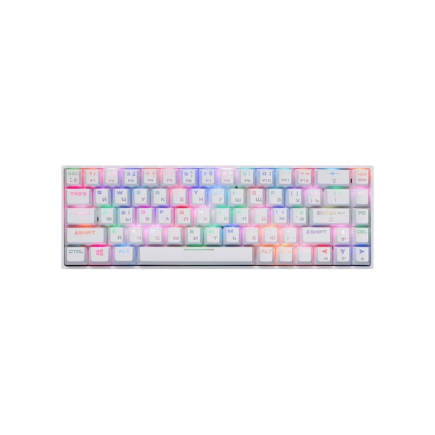 Клавиатура 2E GAMING KG370 RGB 68key Gateron Red Switch USB White (2E-KG370UWT-RD) - изображение 1
