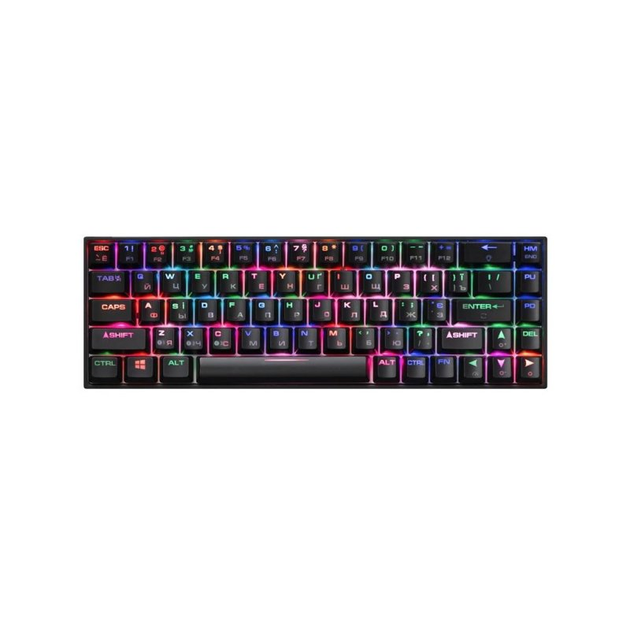 Клавиатура 2E GAMING KG380 RGB 68key Gateron Brown Switch BT/USB Black (2E-KG380UBK-BR) - изображение 1