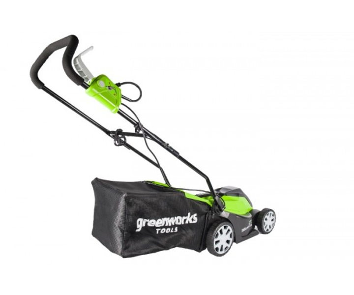 Електрична газонокосилка Greenworks GLM1035 (1 кВт, 350 мм) (2505107) - зображення 5