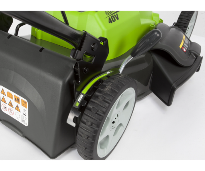 Акумуляторна газонокосилка Greenworks G40LM45 (40 В, без АКБ, 450 мм) (2500107) - зображення 4