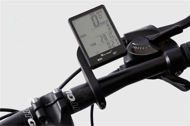 Бездротовий водонепроникний Вело комп'ютер WEST BIKING з великим дисплеєм 2.8 дюйма - Фото 3 Бездротовий водонепроникний Вело комп'ютер WEST BIKING з великим дисплеєм 2.8 дюйма - зображення 3