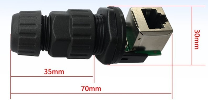 Разъем герметичный RJ45 серии SZC-19-RJ45-90 – фото, отзывы ...