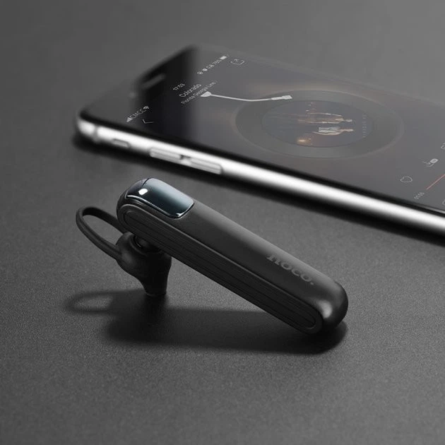 Гарнитура Bluetooth Hoco E37 Gratified Black - изображение 3