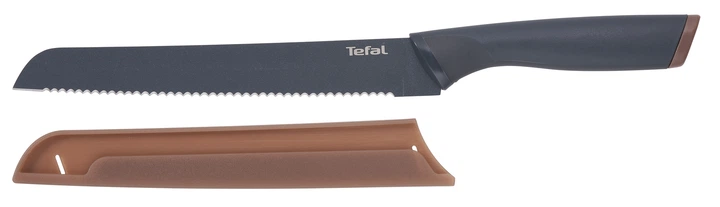 Нож для хлеба с чехлом Tefal Fresh Kitchen 20 см (K1221805) - Фото 3 Нож для хлеба с чехлом Tefal Fresh Kitchen 20 см (K1221805) - изображение 3