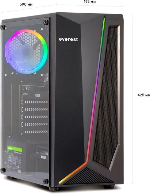 Корпус Everest 8800 no PS, 2хUSB2.0, 1хUSB3.0 (12830) - изображение 5