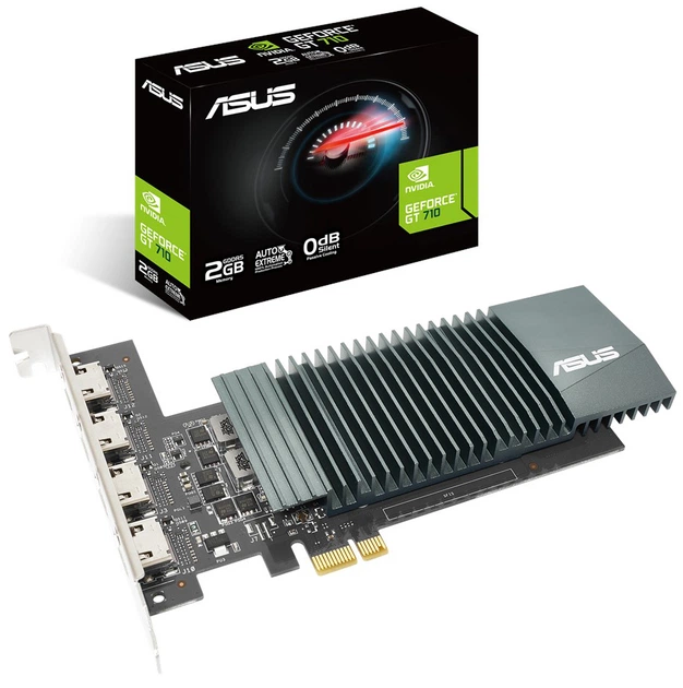 Видеокарта Asus PCI-Ex GeForce GT 710 2GB GDDR5 (64bit) (954/5012) (4 x HDMI) (GT710-4H-SL-2GD5) - изображение 7