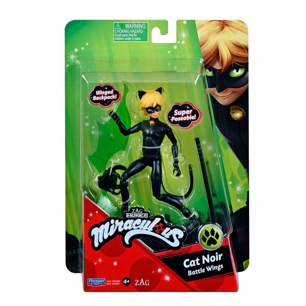 Miraculous 5.5-Inch Cat Noir Action Doll