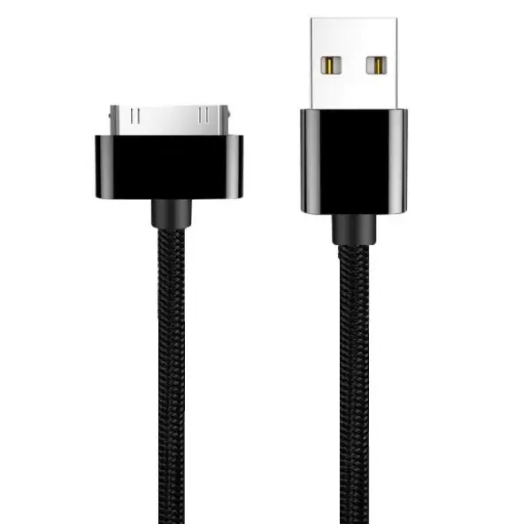 Usb для Iphone 3G Чорний з обмоткою 3м - Фото 1 Usb для Iphone 3G Чорний з обмоткою 3м - зображення 1