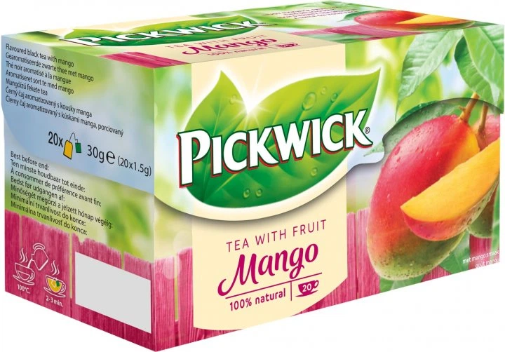 Чай Pickwick Mango Манго черн. 20*1,5г (12) - Фото 1 Чай Pickwick Mango Манго черн. 20*1,5г (12) - изображение 1