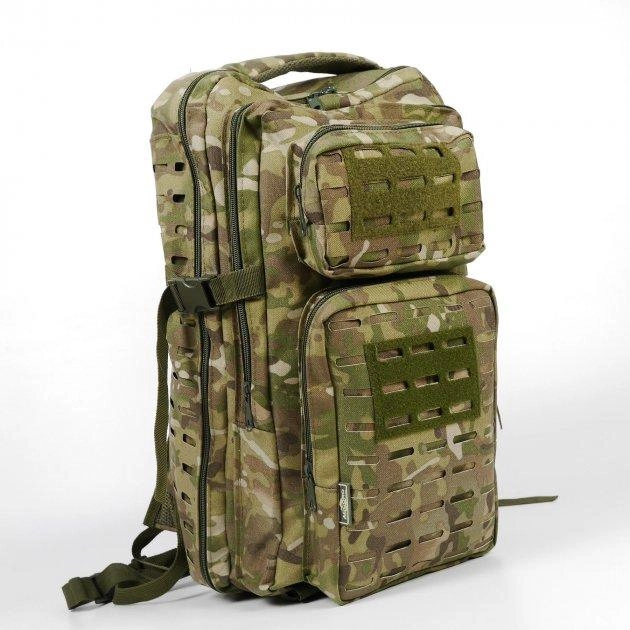 Рюкзак тактичний 45 літрів об'єм, чоловічий військовий рюкзак 45л, водовідштовхувальний UA Cordura Мультикам (KS11122234) - зображення 1