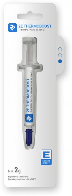 Термопаста 2E Thermoboost Expert 2 г шприц (2E-TB6-2) - изображение 1