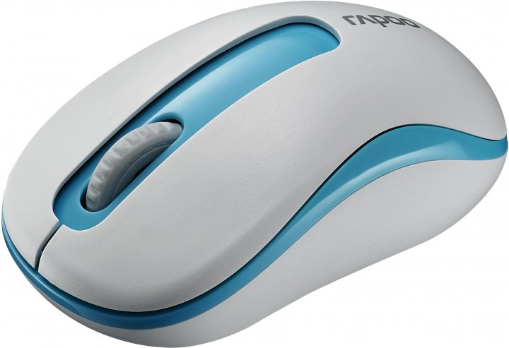 Мышь Rapoo M10 Plus Wireless White/Blue - изображение 2
