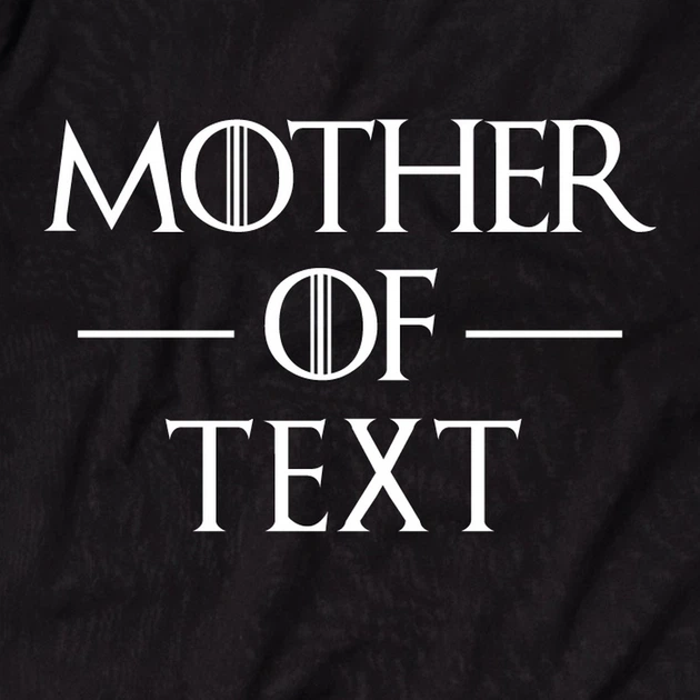 Футболка GoT "Mother of" персонализированная женская Черная S BeriDari (BD-f-20) - изображение 5
