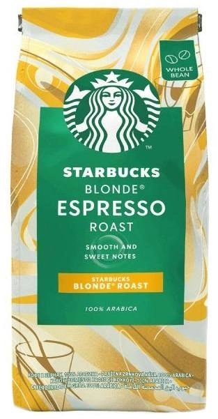 Акция на Кава Starbucks Вlonde Еспресо Роуст натуральна смажена в зернах арабіка 450 г от Rozetka