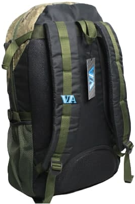 Туристический рюкзак VA T-09 55 л Походный для рыбалки зеленый с черным (01V5504) - изображение 7