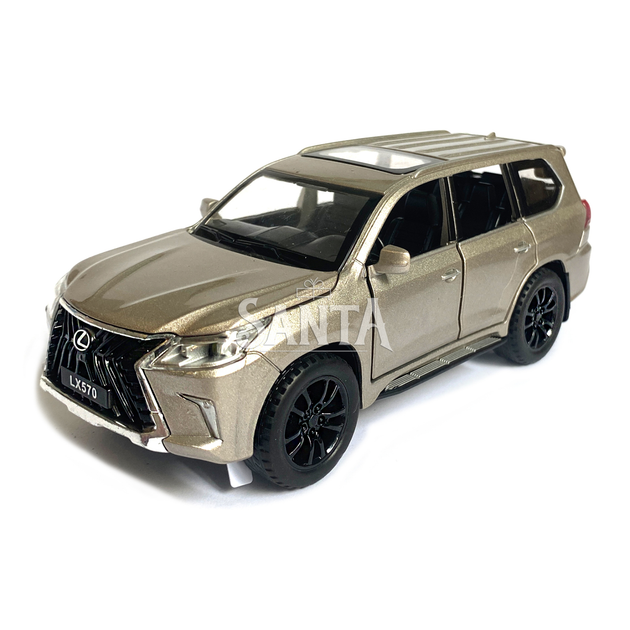 Машинка металлическая Lexus «AutoExpert» Лексус джип серебро, звук, свет 16*6*6 см (ТК-12104) - изображение 3