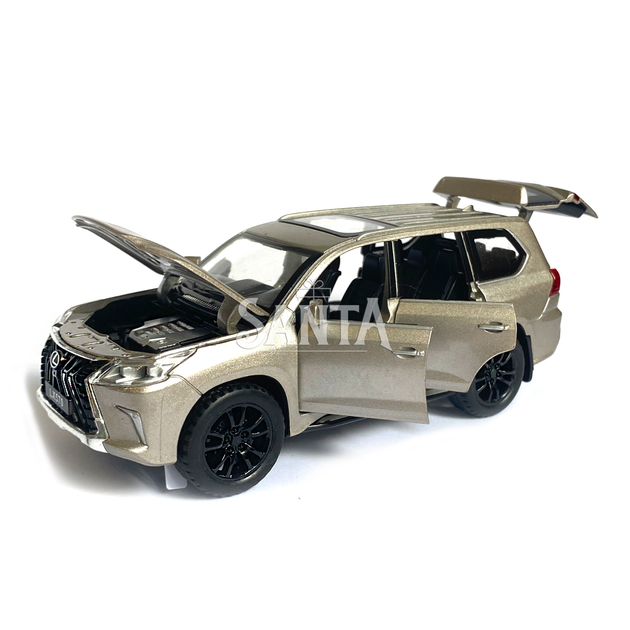 Машинка металлическая Lexus «AutoExpert» Лексус джип серебро, звук, свет 16*6*6 см (ТК-12104) - изображение 4