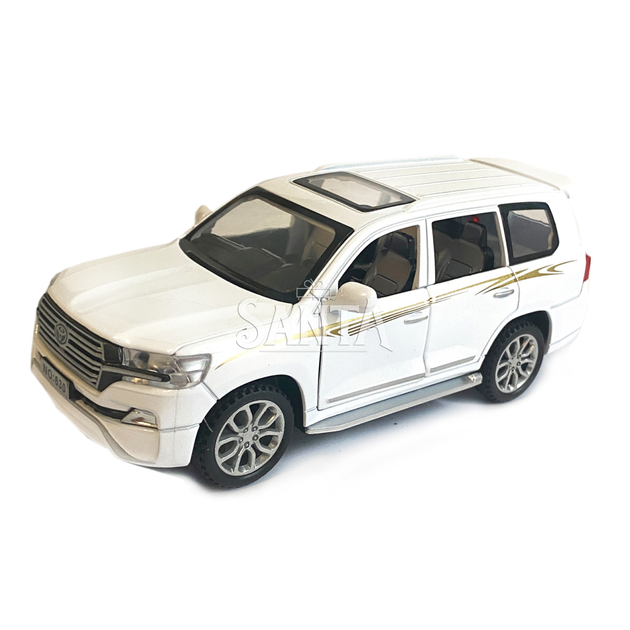 Машинка металева Toyota Land Cruiser «AutoExpert» Toyota джип білий, звук, світло, інерц., відкр. двері, багаж, капот, 15*6*6 см (11701W) - Фото 2 Машинка металева Toyota Land Cruiser «AutoExpert» Toyota джип білий, звук, світло, інерц., відкр. двері, багаж, капот, 15*6*6 см (11701W) - зображення 2