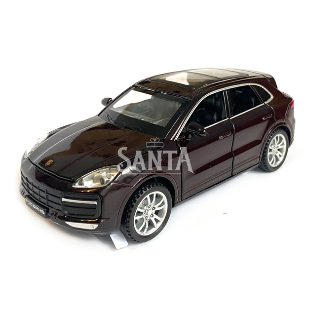 Машинка игровая Porsche Cayenne «АвтоЕксперт» Порше каен, металл, коричневая, подсветка фар, звук, инерция, открываются двери, капот, 15*6*4, 24705 - изображение 2