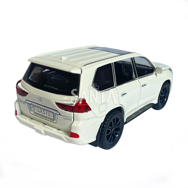 Машинка металлическая Lexus «AutoExpert» Лексус джип белый, звук, свет 16*6*6 см (ТК-12104) - изображение 4